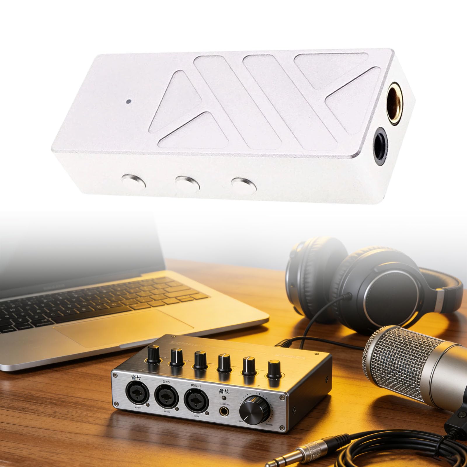 Alluminio leggero Shell ES9039Q2M Tipo C Amplificatore per cuffie per studio e in viaggio suono chiaro portatile