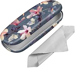 FINTIE Hard Glasses Case, Portable Eyeglass Holder, Glasses Holder with Glasses Cleaning Cloth for Women and Men