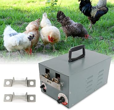 Automatic Chicken Debeaking Machine, 110V 220-250W Auto Electric Debeaking Machine, Chicken Plucker Machine Chicken Debeaker Cutting Beak Cutting Tool, 6 Files Adjustabel Blade Speed