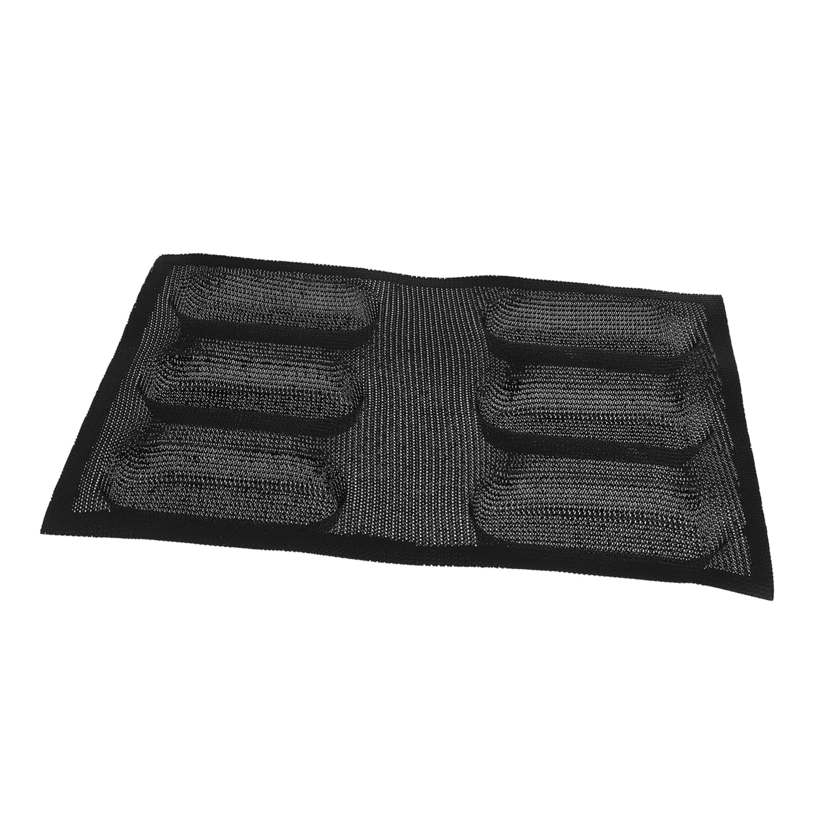 HEMOTON 3piezas Molde De Pan De Silicona No Stick y Transpirable Para Hornear Herramienta De Cocina Para Repostería Casa Color Negro