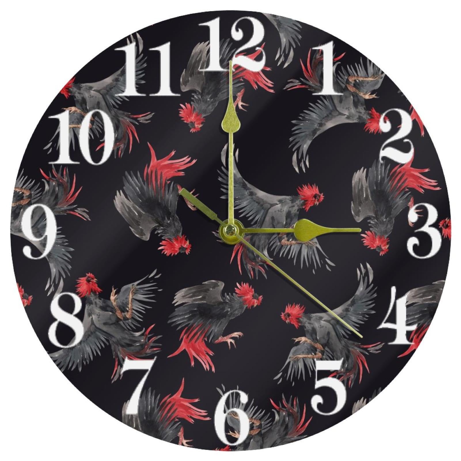 Horloge murale à quartz avec mécanisme silencieux à piles