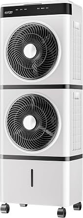 Dual Fans 3-in-1 Evaporative Swamp Cooler, Portable Air Conditioners