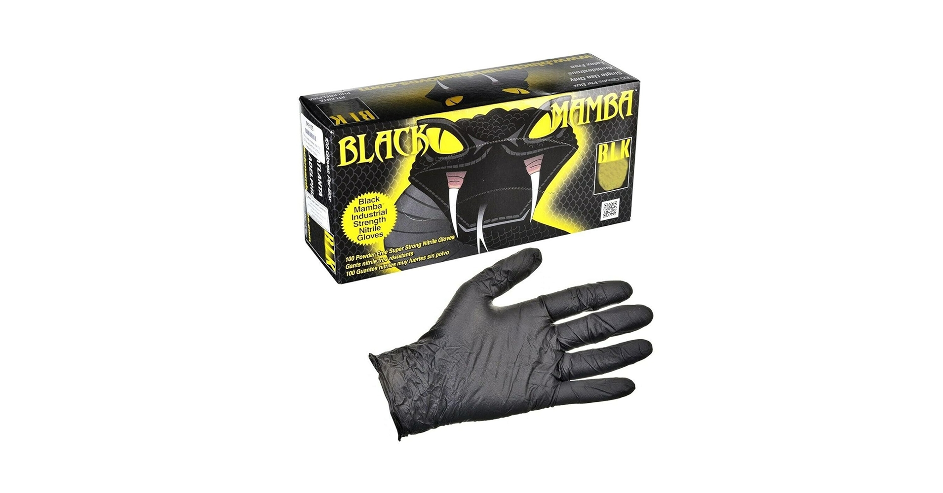 Amazon.com: BLACK MAMBA Size X-Large Nitrile Gloves : Health