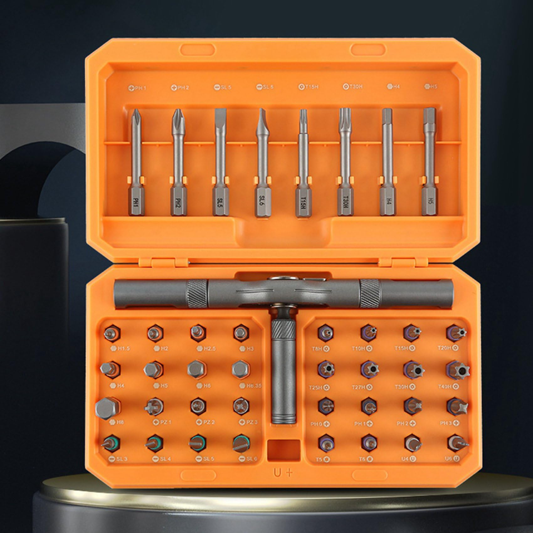 2X Juego Destornilladores Magnéticos 42 en 1, Juego Destornilladores Trinquete para Bricolaje, Juego Destornilladores Magnéticos Múltiples Puntas con Trinquete Desmontable