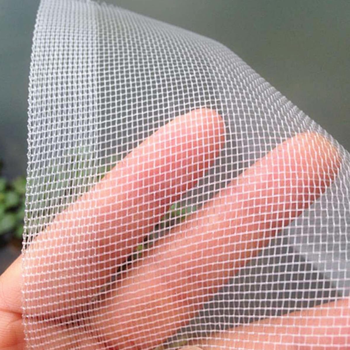 TOYANDONA Rete da Giardino in Nylon per Protezione Piante e Raccolti, 1 Rotolo Maglia 40, Traspirante e Ombreggiatura Moderata per Coltivazione e Giorni Freddi