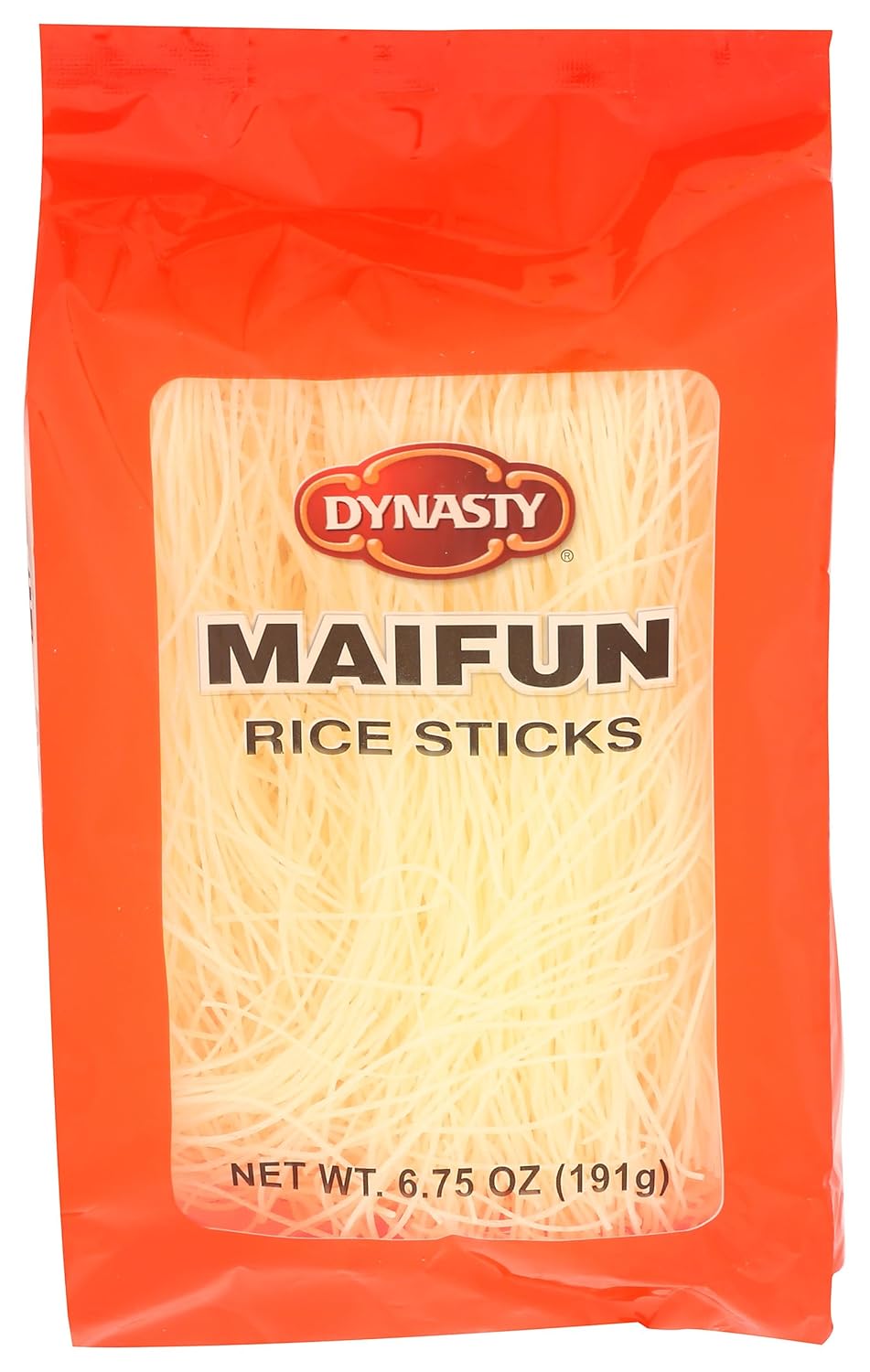 Dynasty Maifan Rice Sticks 6.75 oz - Authentic Taiwanese Mai Fun Rice Noodles, No Preservatives, Perfect for Stir-Fry & Soup