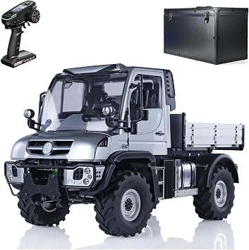 TOUCAN RC HOBBY UNI U423 4X4 1/10 RC Rock Crawler Cars 2Speed Gearbox Remote Control Off-Road Vehicles with Winch Light Sound 540 Brushed Motor for Adult