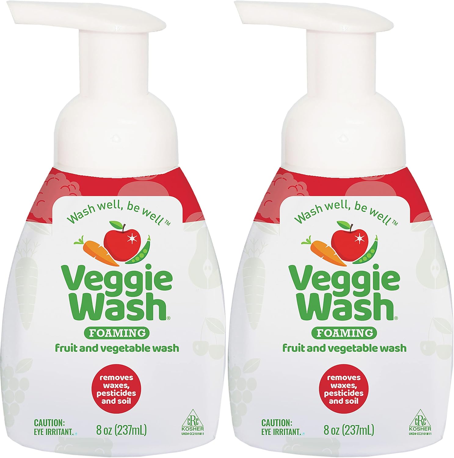 Veggie Wash Foaming Fruit & Vegetable Wash, Produce Wash and Cleaner