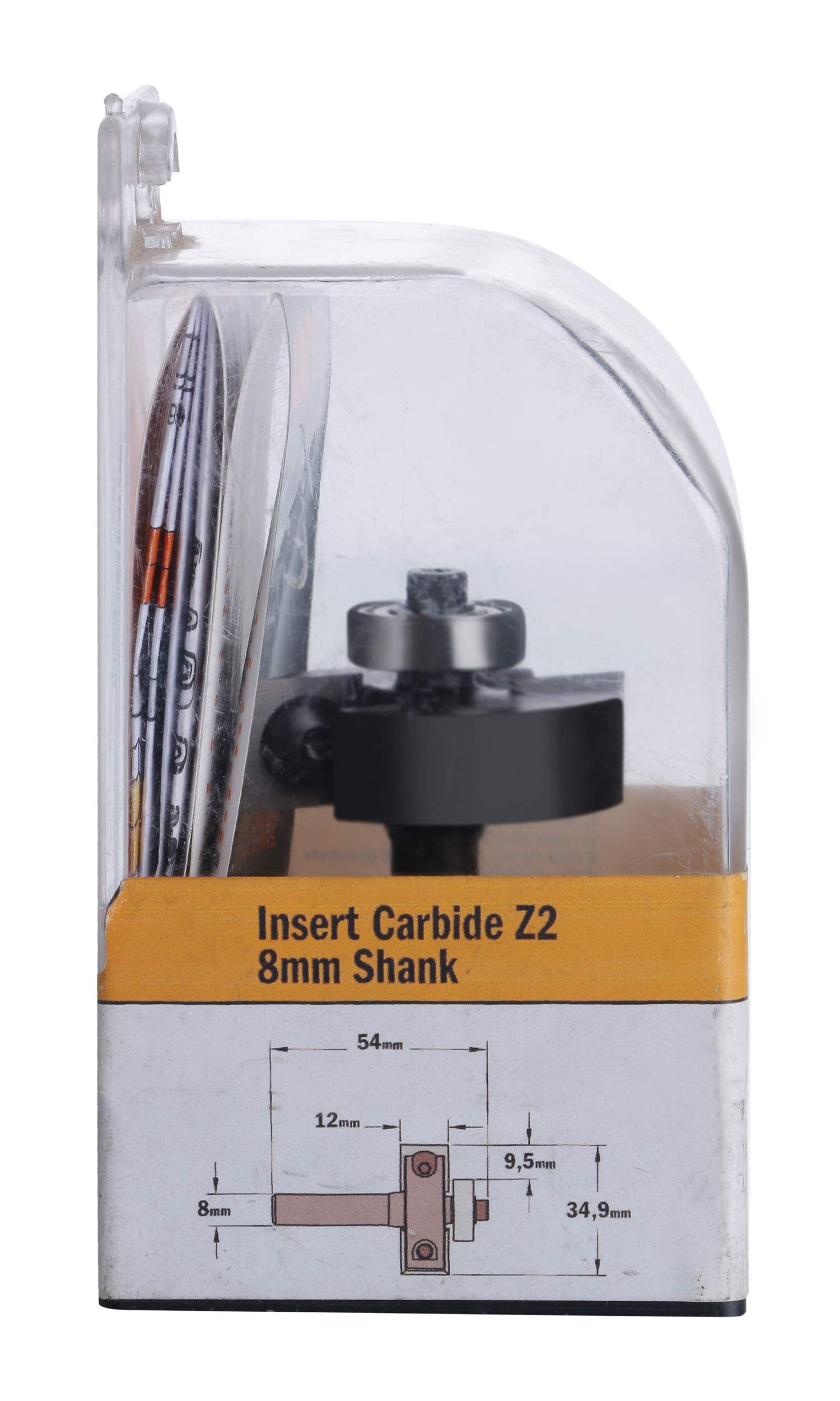 CMT Frezen HW Wisselmes-Kantenfrees D=19 I=12 L=56 S=8 Z2 | 657.190.11