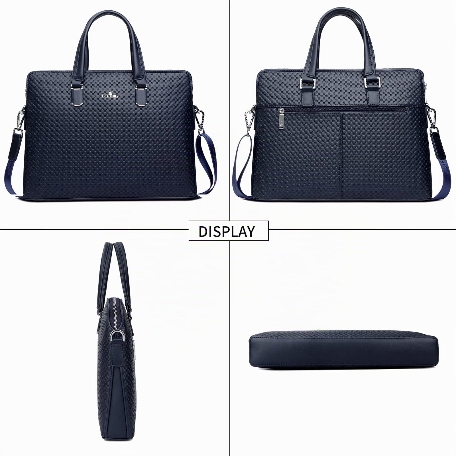 FSD.WG ]Borsa da lavoro in pelle per laptop da uomo