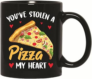 Funny Gift for Pizza Lovers About You Stolen a Pizza Day 11oz 15oz Black Coffee Mug