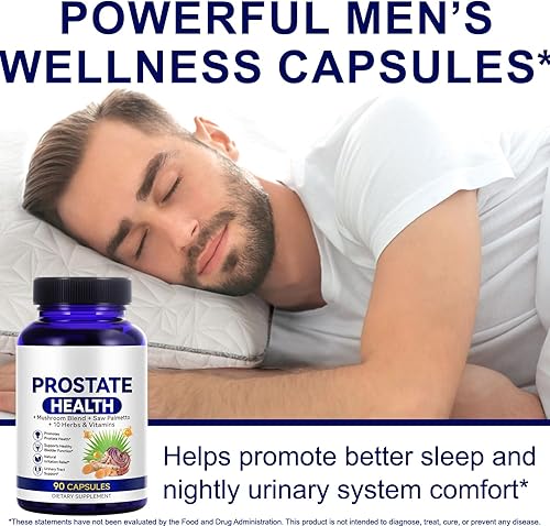 Miniatura 5 de Suplemento para la salud de la próstata para hombres, apoya la función de próstata, vejiga y tracto urinario, palma enana americana, mezcla de