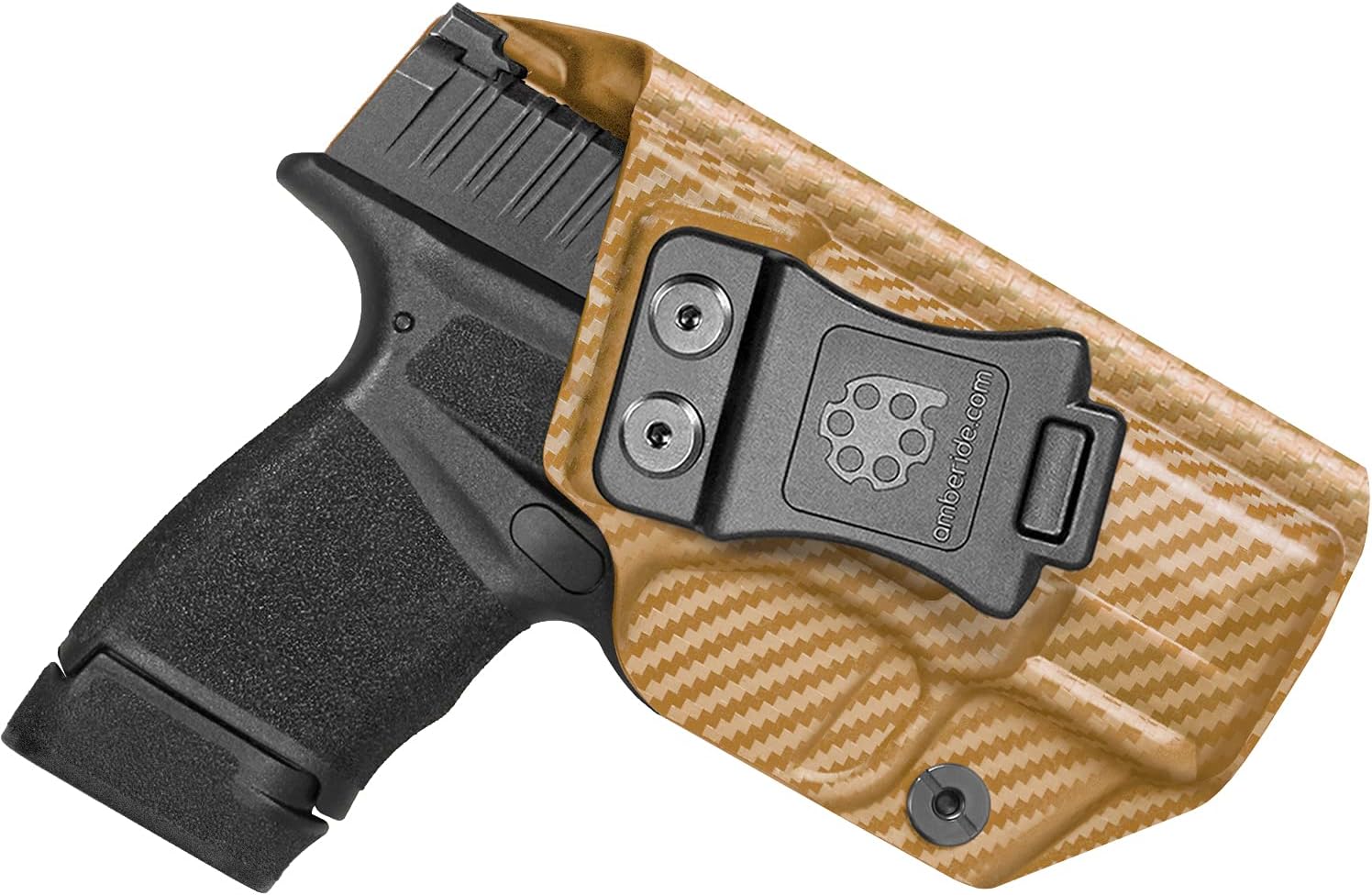 Hellcat Holster IWB Kydex Holster Custom Fit: Springfield Armory Hellcat Pistol – Inside Waistband Concealed Carry – Adjustable Cant & 'Posi-Click' Retention – No Wear/Jitter - US Made by Amberide
