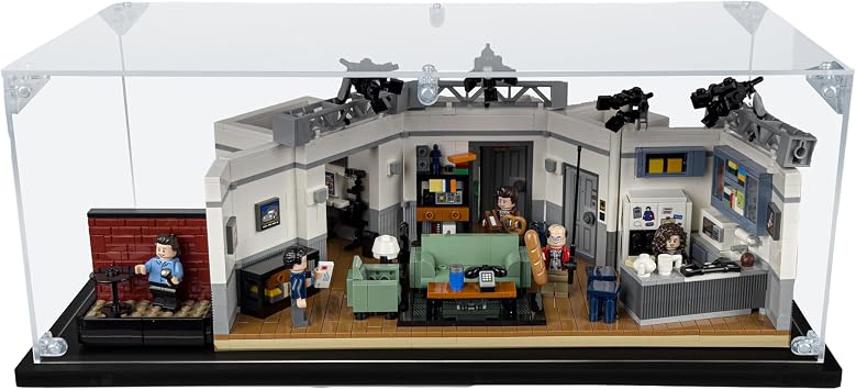 Acrylic Display Case Compatible for LEGO Seinfeld #21328, Dustproof Display Case Case Only Lego Sets are NOT Included