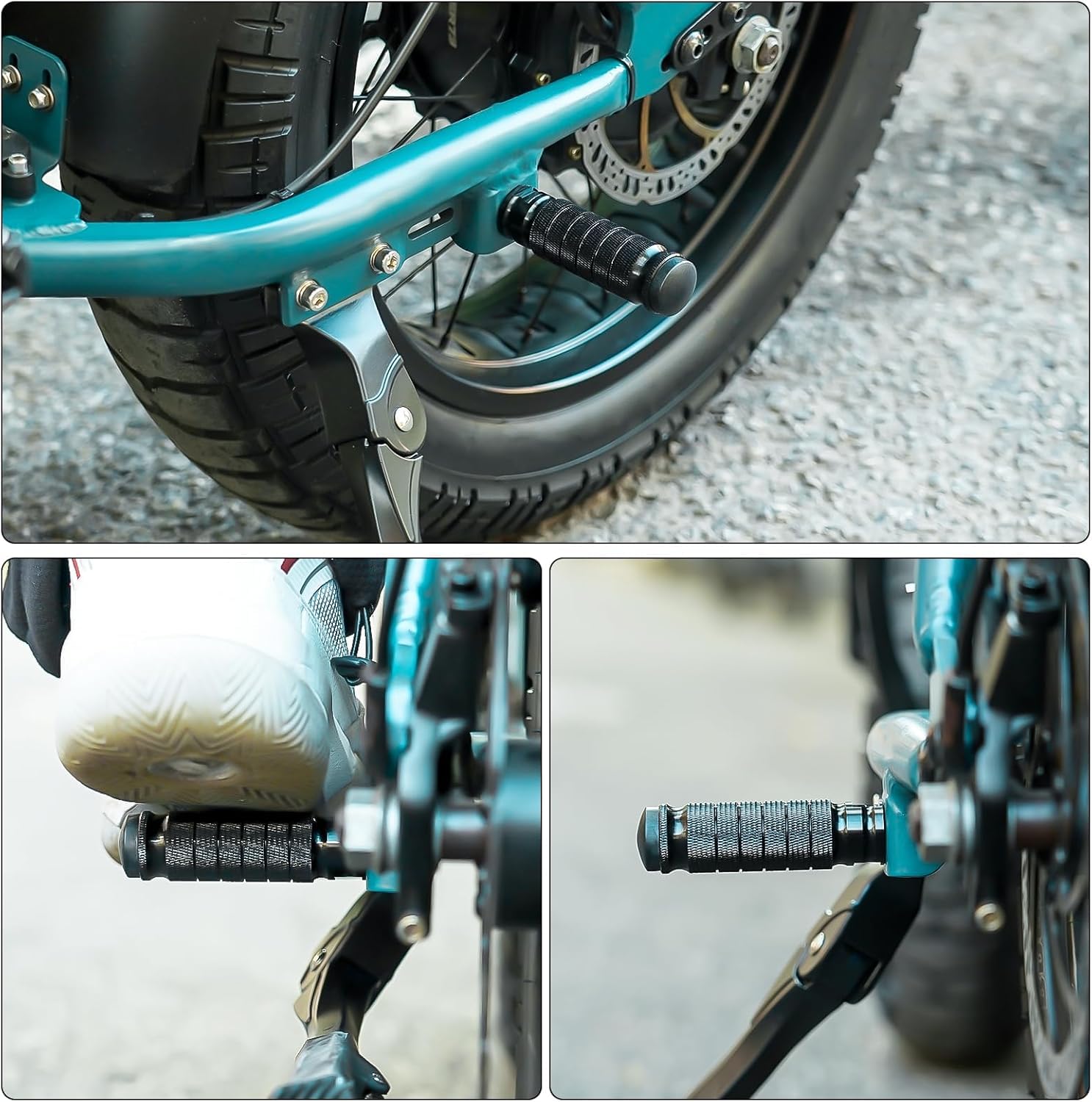 Amazon.com: Super 73 S-2 / RX/ZX - Rear Pegs Bolt on EASY MOD (Red