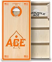 Vista 8 de CornholeAce ACE PRO Tablas de Cornhole profesionales, sin rebote, patas anchas triples, madera contrachapada de abedul báltico de 3/4 pulgadas