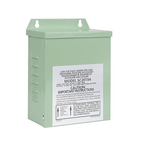 Transformador de luz de piscina de 105 W, 120 V a 12 V CA, SPA, transformador de seguridad de 105 vatios para piscina interiorspaaccesorio