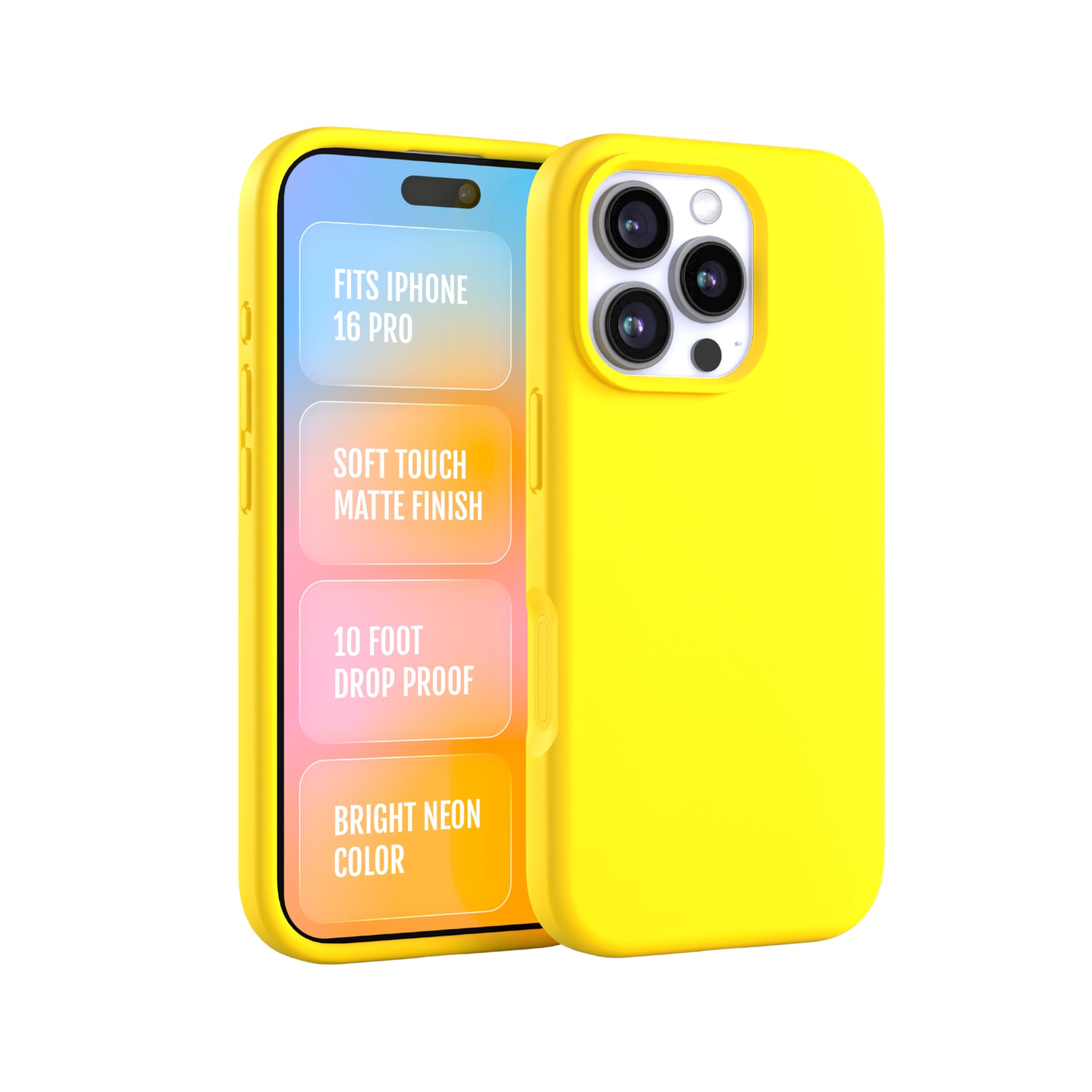 Amazon.com: FELONY CASE for Apple iPhone 16 Pro - Liquid Silicone