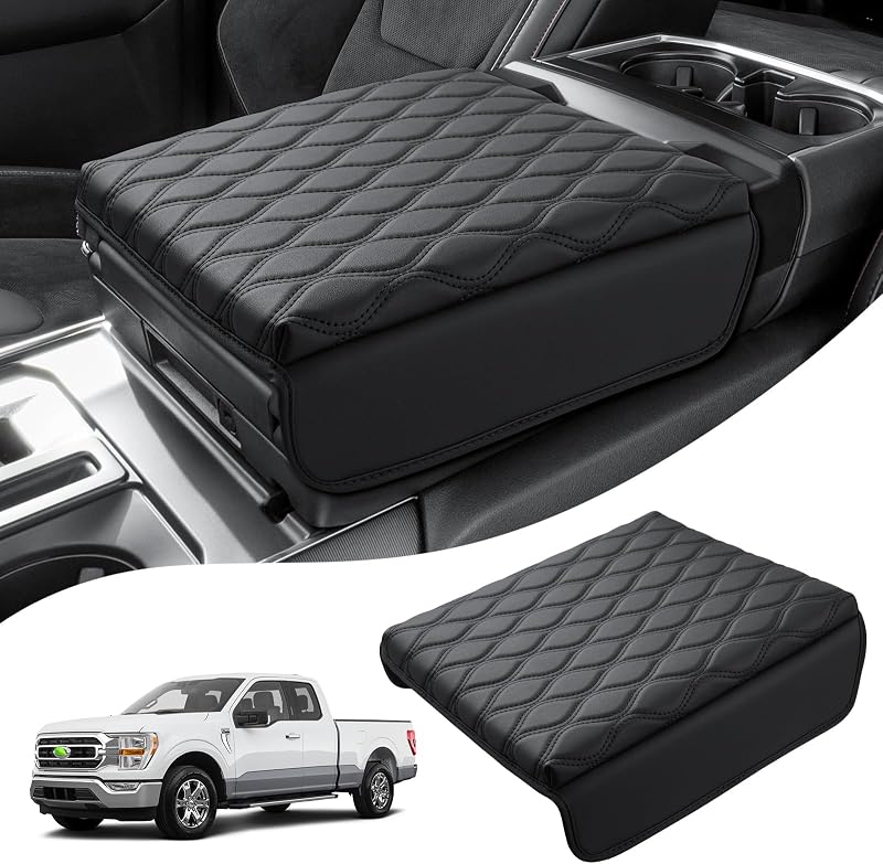 Capa de console central Autorder em couro Nappa para Ford F-150 e F-150 Lightning – 1 unidade