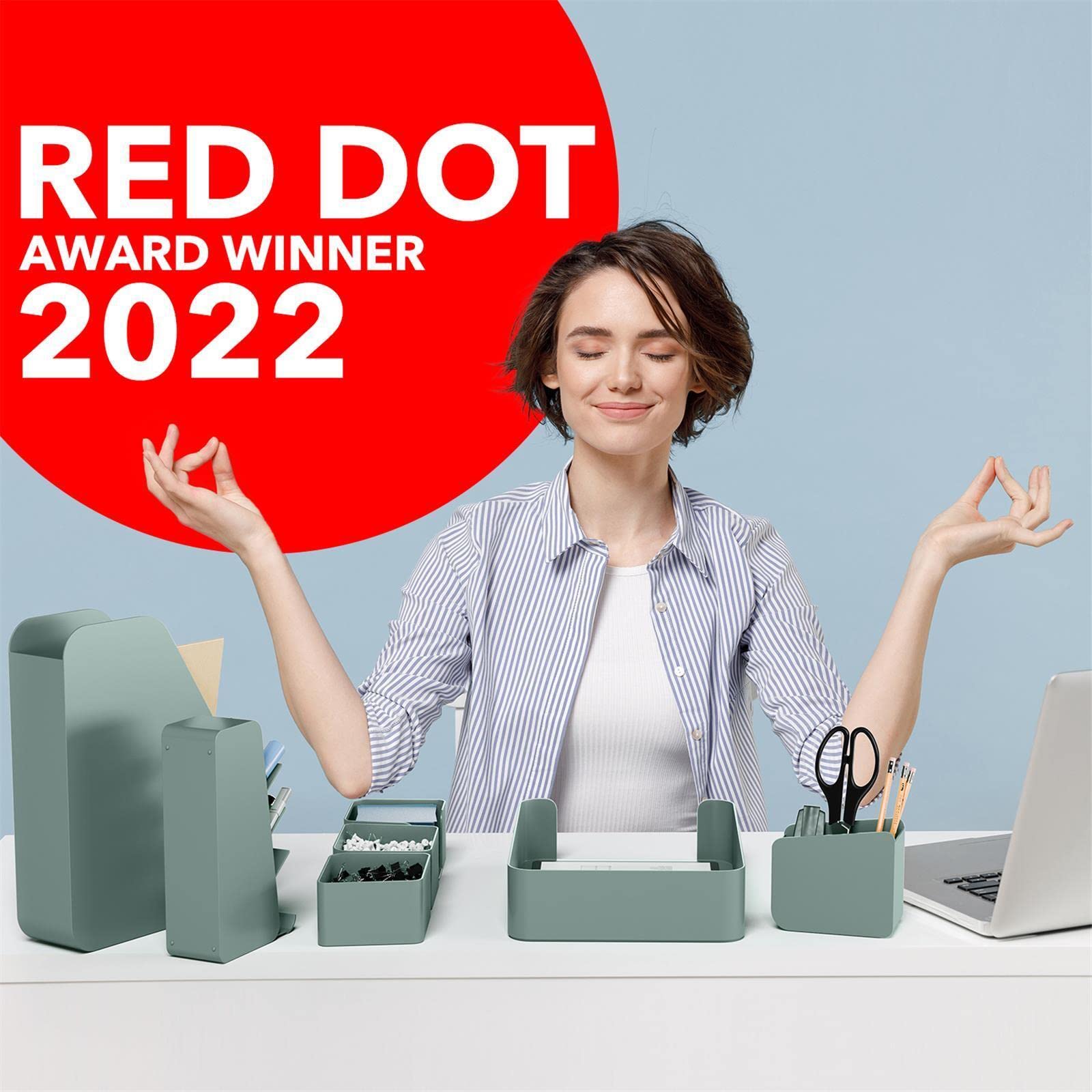 sentisina Desk Organiser with Red Dot Design Award, Premium Pen Holder Made of Recycled Material - Image 3