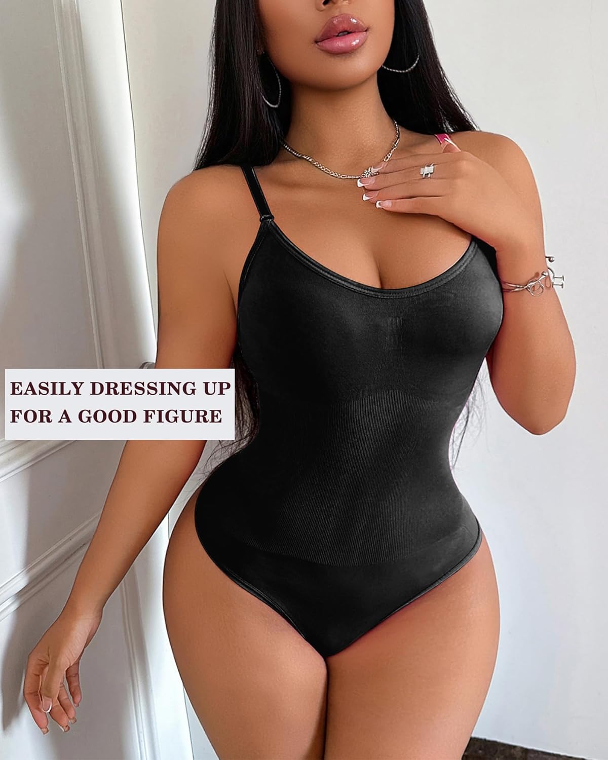 Sliot Women's Tummy Control Body Shaper - Seamless Full Body Shapewear Bodysuit for Smoothing & Slimming Under Dresses - Image 5