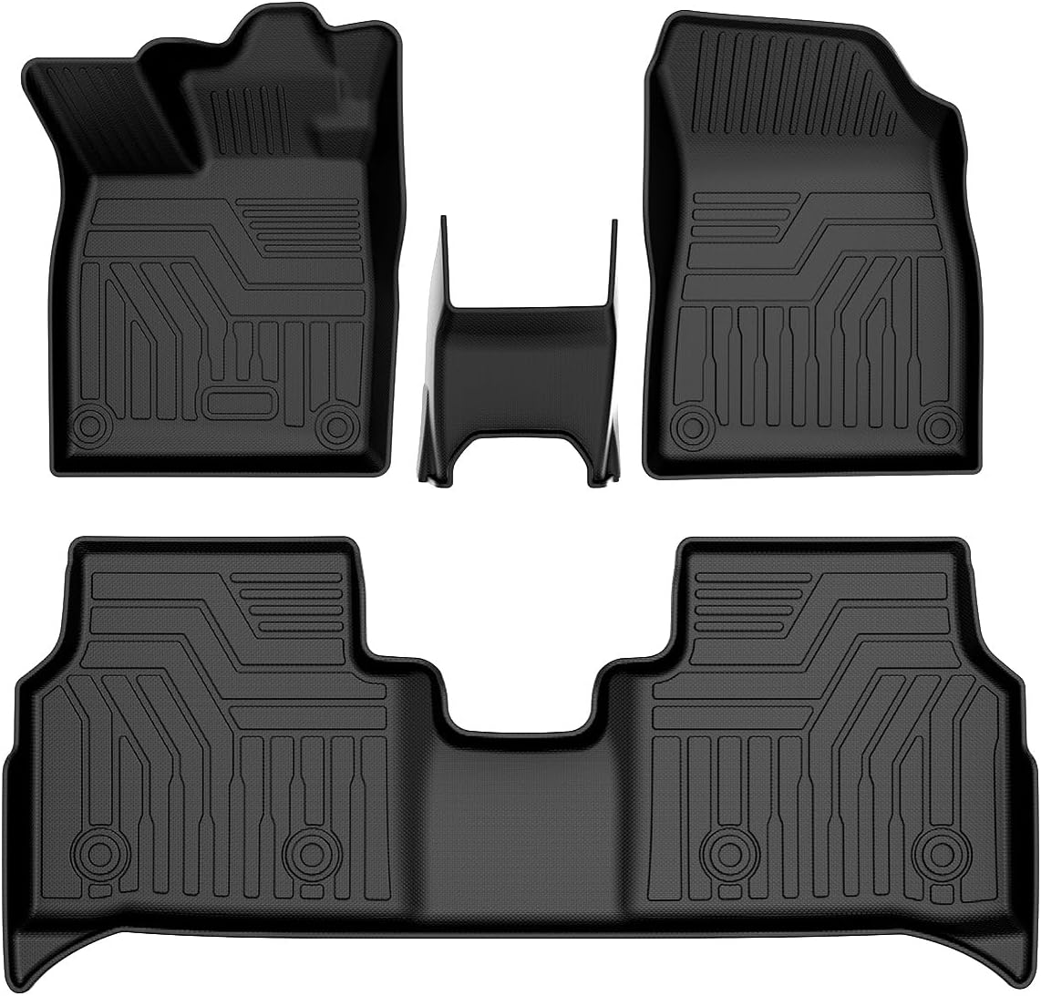 Naibeve Floor Mats for 2021 2022 2023 2024 Volkswagen ID.4 All Weather Custom Fit