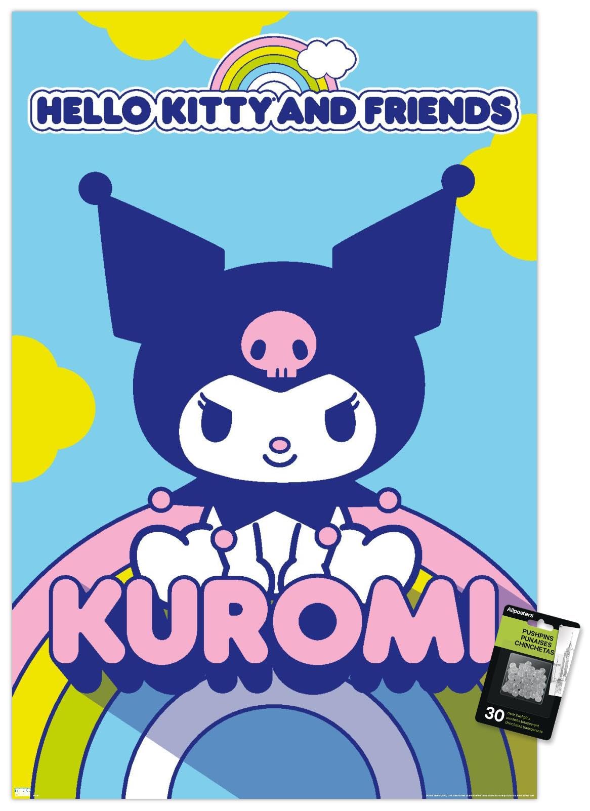 Amazon.com: Trends International Hello Kitty and Friends - Kuromi