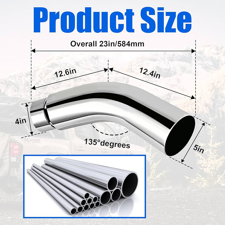 【Elbow】Diesel D-rise Amazon.com: Floshine Diesel Exhaust Elbow Tip, Side Exit