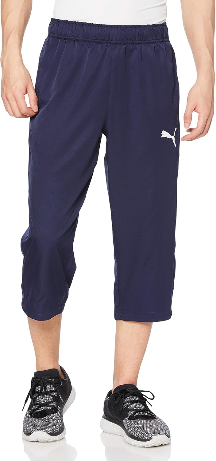 Puma Males’s 3/4 Size Jersey Coaching Lively 3/4 Woven Pants, Lengthy, 22