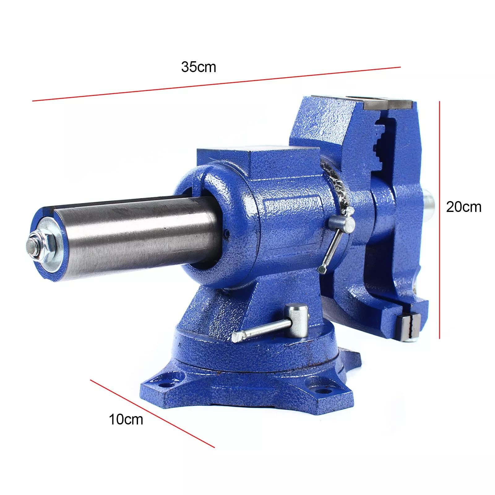 Multifunctionele bankschroef 360° draaibare bankschroef 100 mm voor vlakslijpmachines, freesmachines, erodeer- en wedm-gereedschapsmachines