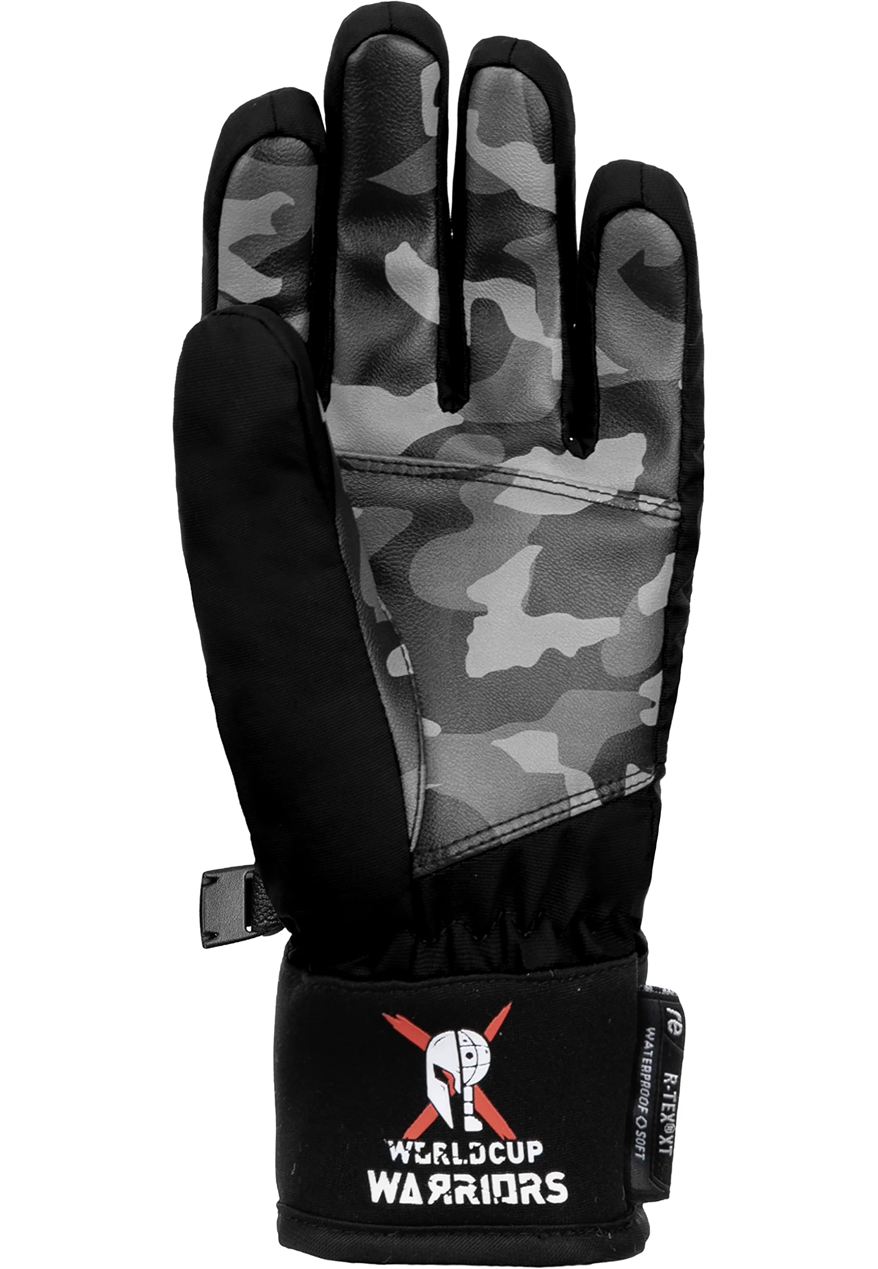 Reusch Warrior R-TEX® XT Junior mit wasserdichter Membran, Winddichte und amtungsaktive Sporthandschuhe Skihandschuhe Rennhandschuhe, angenehm warme und feuchtigkeitsregulierende
