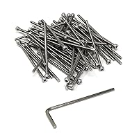 Vista 213 de iexcell 25 piezas M4 x 60/65/70/75/3.150 in paso de rosca 0.028 in acero inoxidable 304 cabeza hexagonal Tornillos Tornillos surtido Kit
