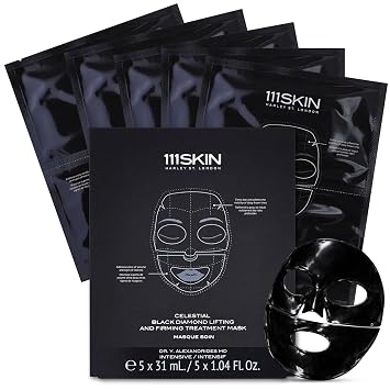 111SKIN Celestial Black Diamond Lifting and Firming Treatment Mask Set of 5