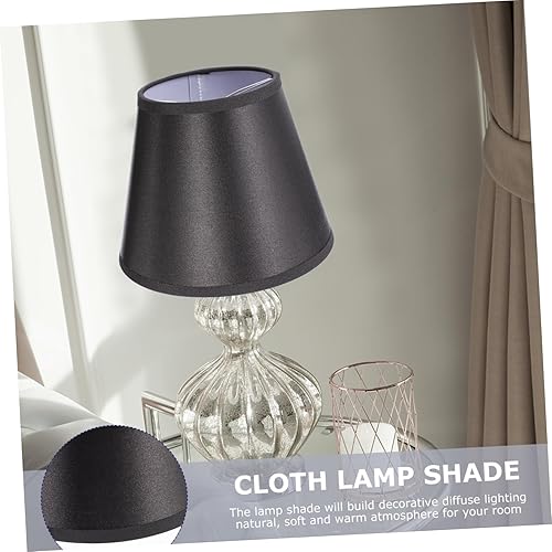 Miniatura 6 de Tela de la lámpara 1 unid Clip Bombilla Pantalla Lámpara Pantalla Tela Lámpara Lámpara Accesorio de Luz Lámpara de techo de polvo Pantalla de