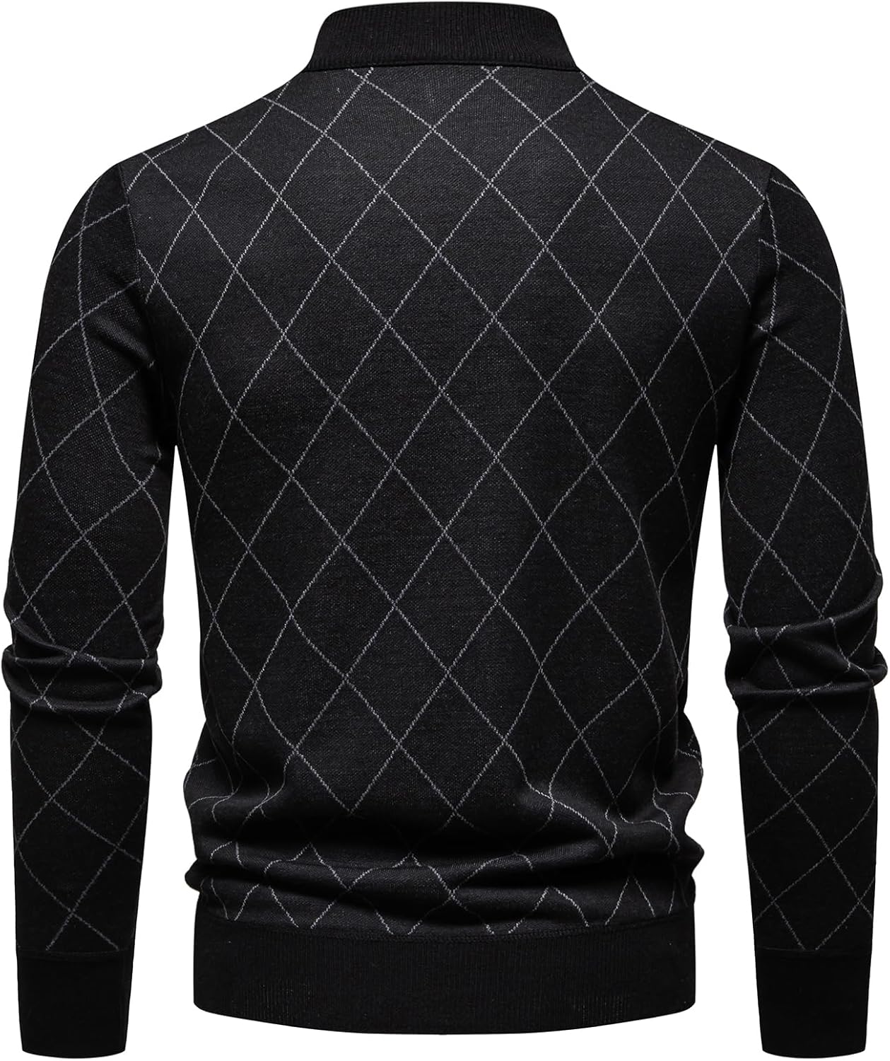 Mylldey 1/4 Zip Pullover Mens Sweaters Lightweight Pullover Soft Men's Knit Long Sleeve Sweater - Image 3