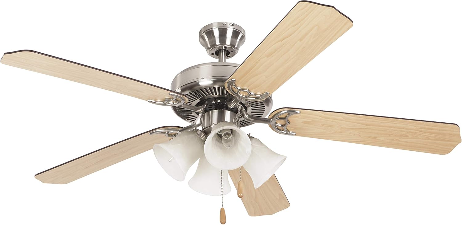 Yosemite Home Decor BBN4 Westfield Collection 52" Indoor Ceiling Fan