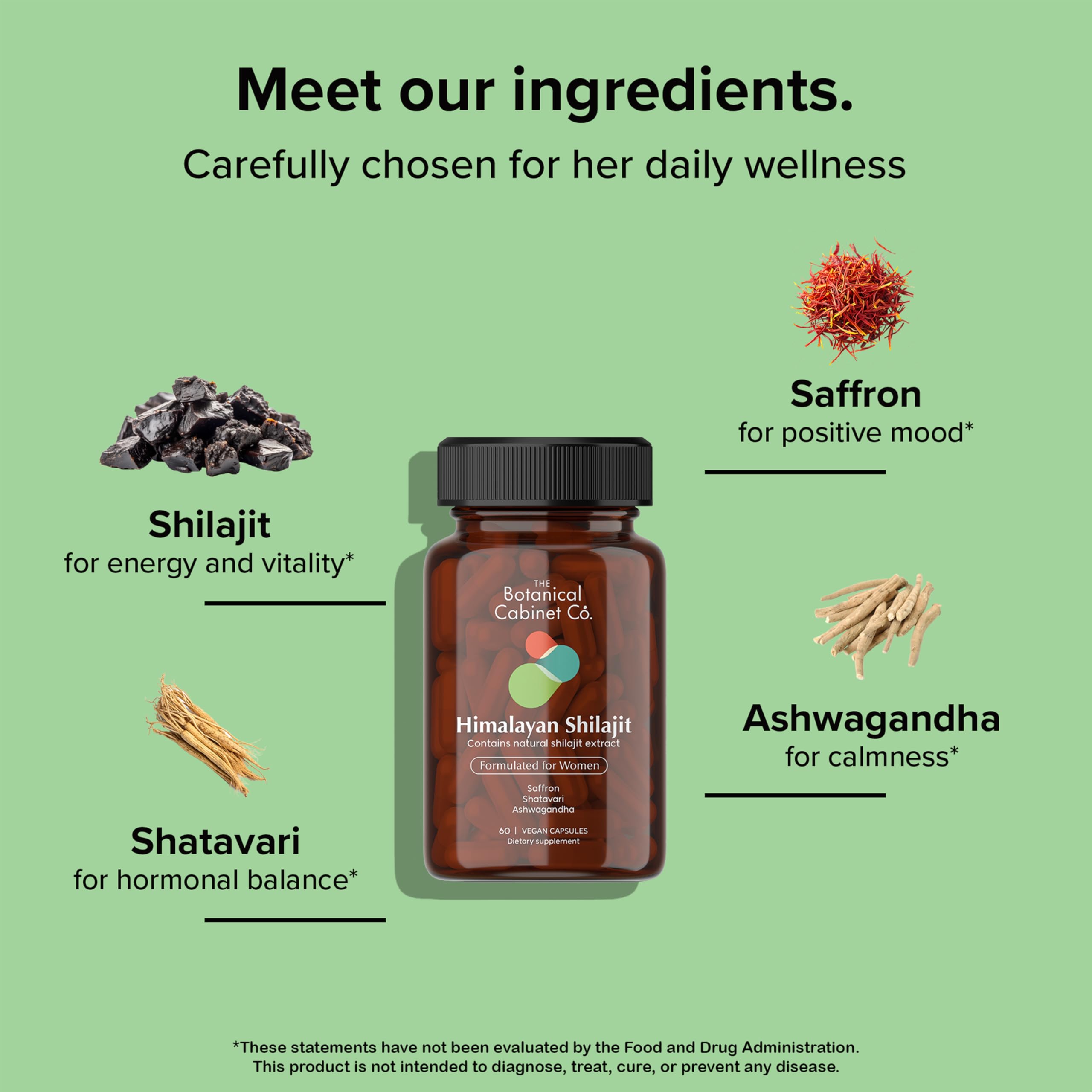 Shilajit for Women, Natural Extracts, Lab tested, 60 Capsules — Amazon image 4