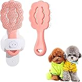 Cepillo de aseo para perros pequeños, con forma de nube, para desenredar el pelo de tu cachorro, ideal para perros húmedos o secos, shih tzu, yorkshire terrier y maltipoo. Ideal para maltese