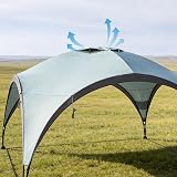 Amazon Basics Événementiel, Abri de Jardin, Abri de Plage, 3,65 x 3,65 m, Vert Clair - 4