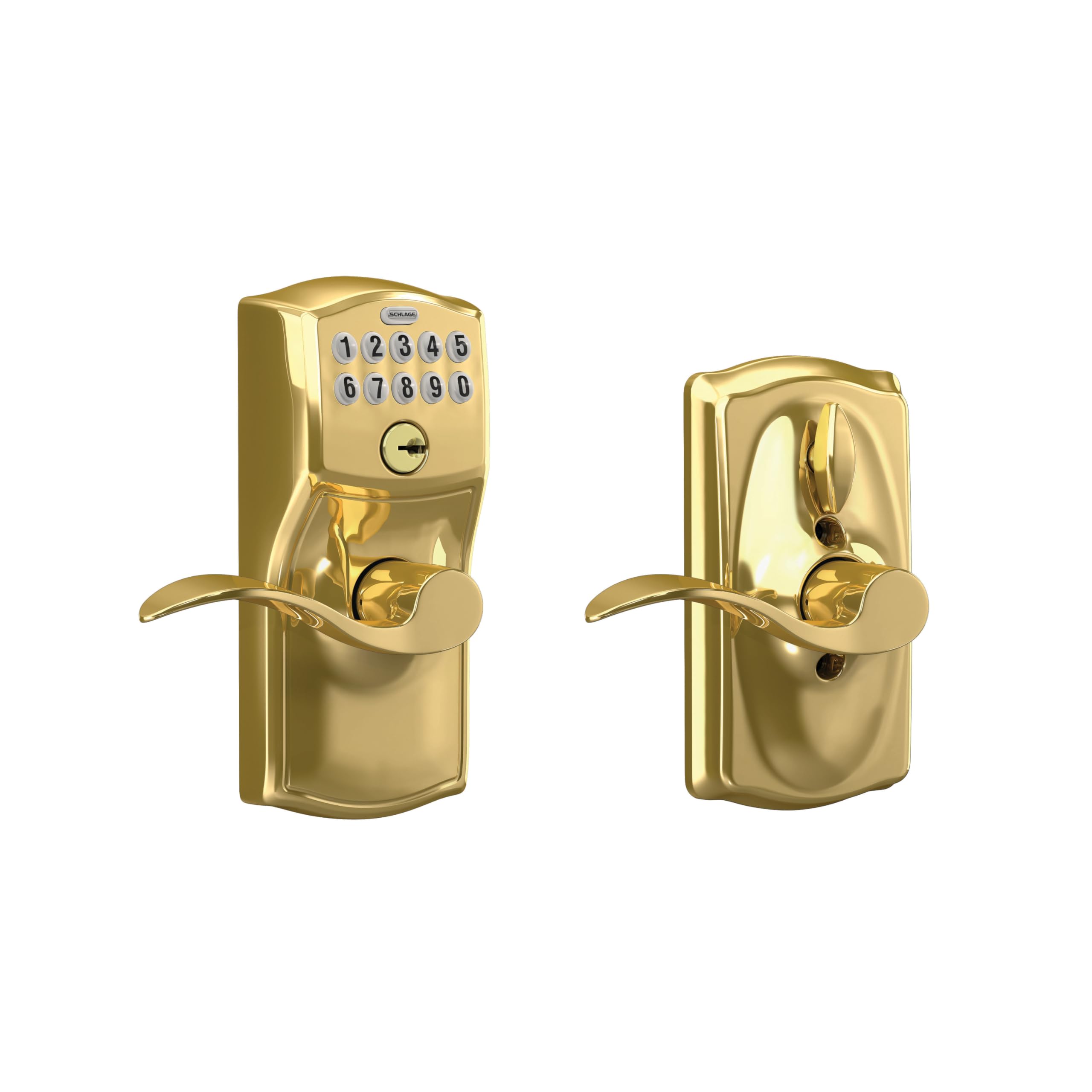 Schlage Keypad Lock - Keyless Entry, Antique Brass -21 Schlage Keypad Lock - Keyless Entry, Antique Brass -21