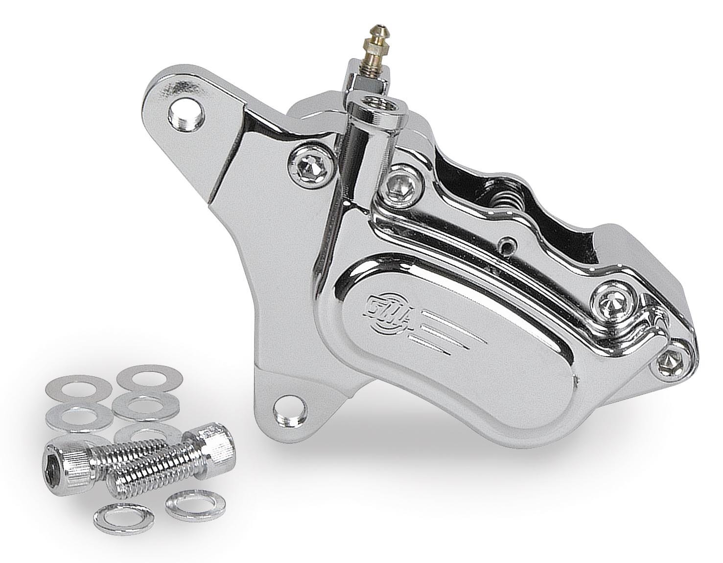 GMA EngineeringGMA Classic Clear Anodized 2-Piston Caliper for FLHT/FLHR