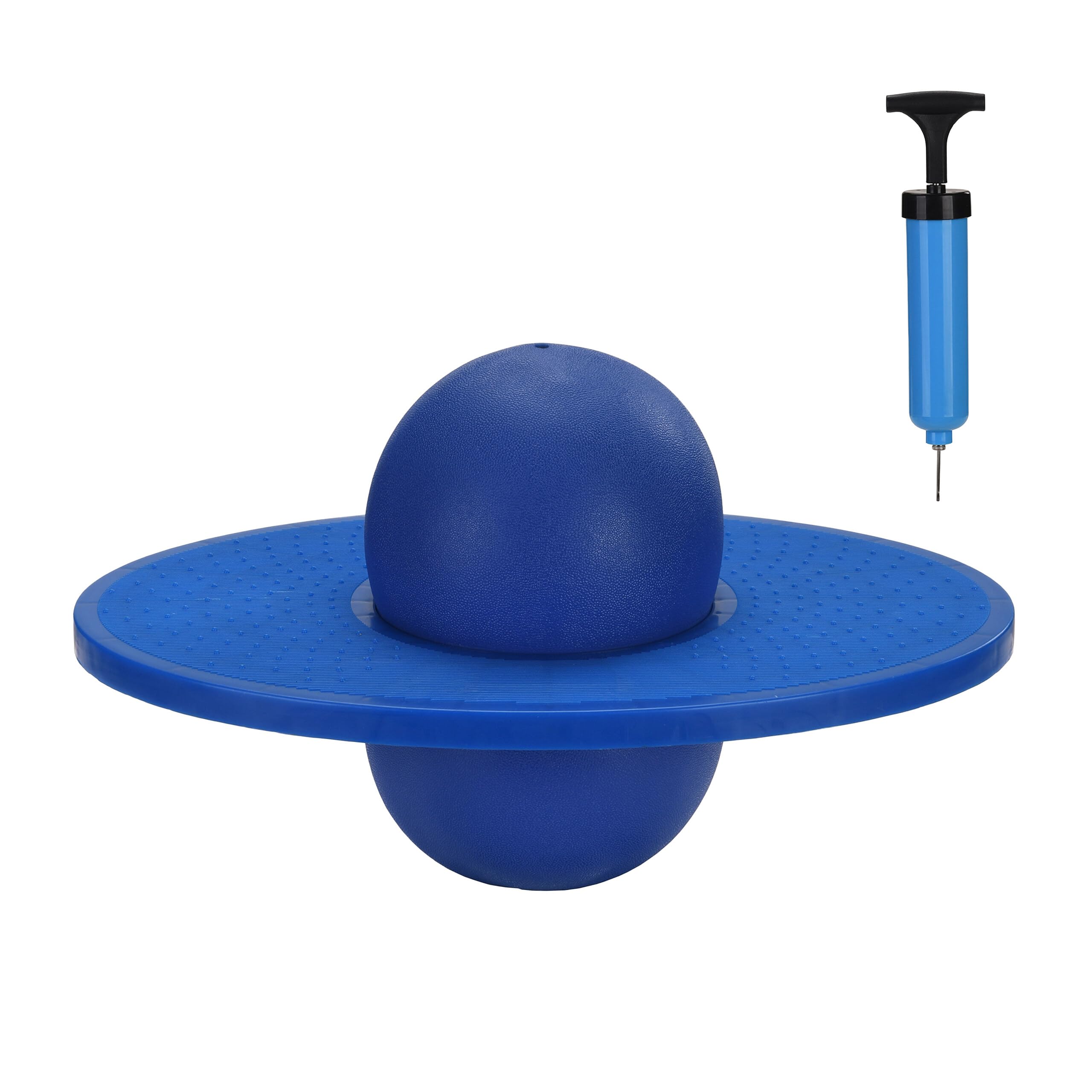 Relaxdays Pogo Ball – Pogo Ball für Kinder, Blau