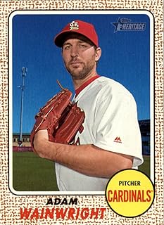 2017 Topps Heritage #100 Adam Wainwright St. Louis Cardinals Baseball Card
