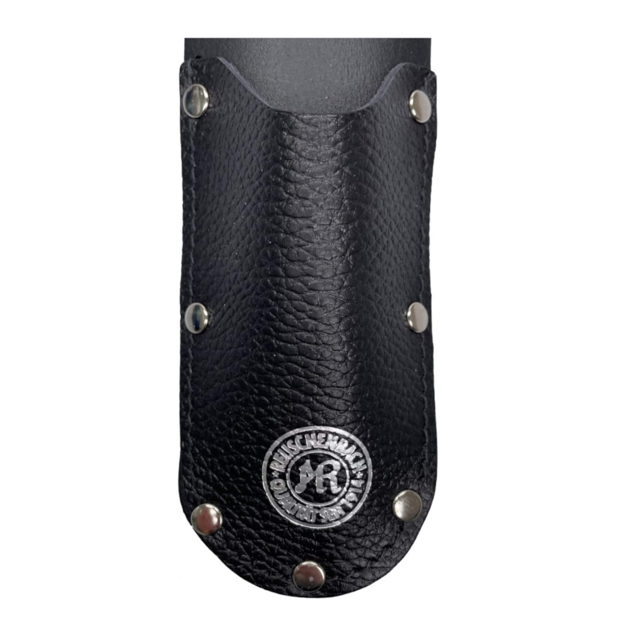 Messertasche Leder schwarz