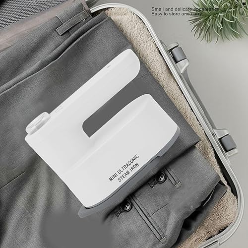 Miniatura 6 de Semme Plancha eléctrica portátil pequeña inalámbrica recargable de mano mini plancha de viaje para ropa ligera 13.86 oz calentamiento rápido 30