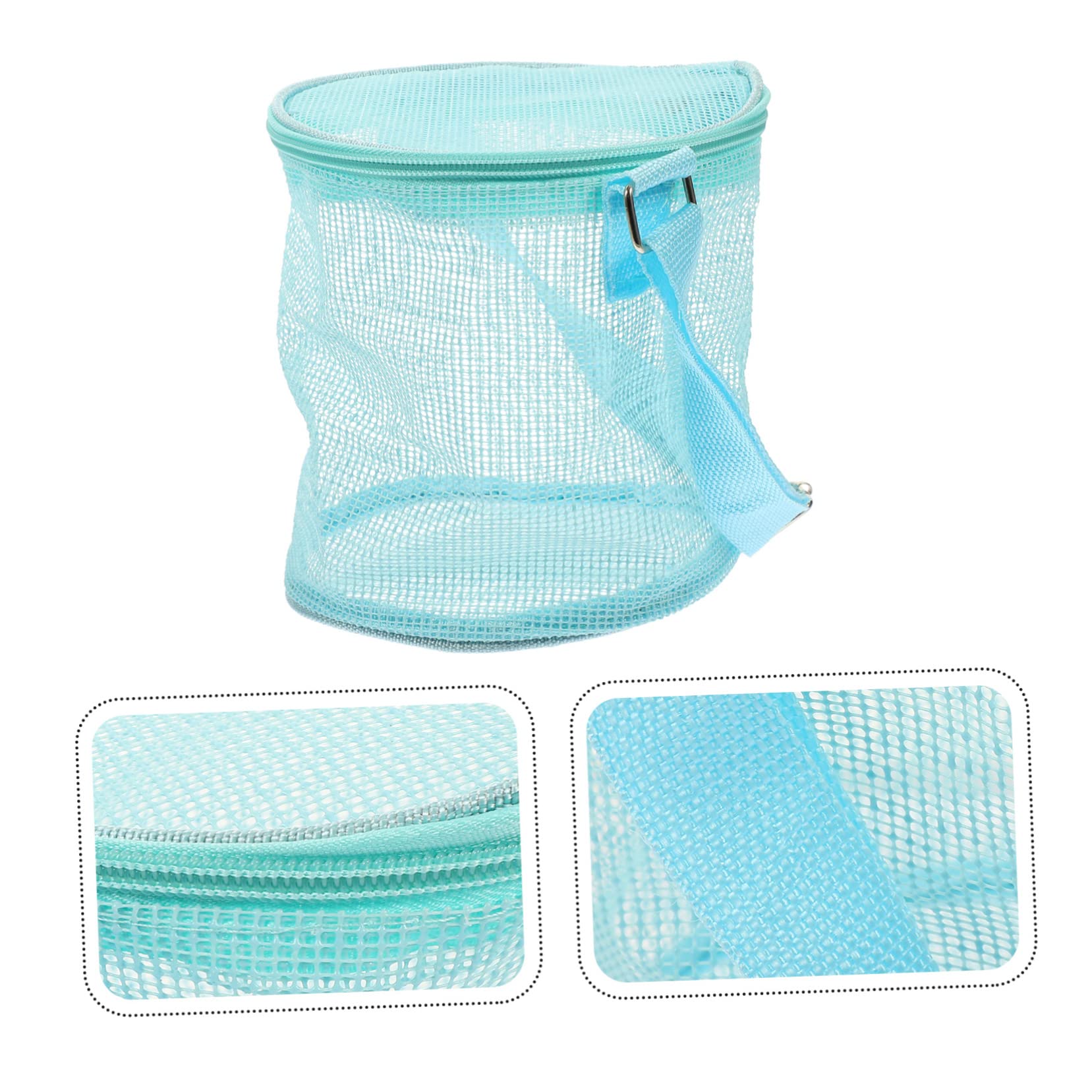 FOMIYES Beach Toy Bag Mesh Shell Storage Bag for Boys and Girls Large Capacity Lightweight for Beach Camping Travel Boys and Girls