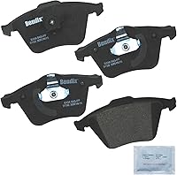 Vista 309 de Pastillas de Freno Delanteras Cerámicas Bendix Priority1 CFC430A para Modelos Selectos INFINITI G35, I30, Nissan 350Z, Altima, Juke, Maxima, Sentra