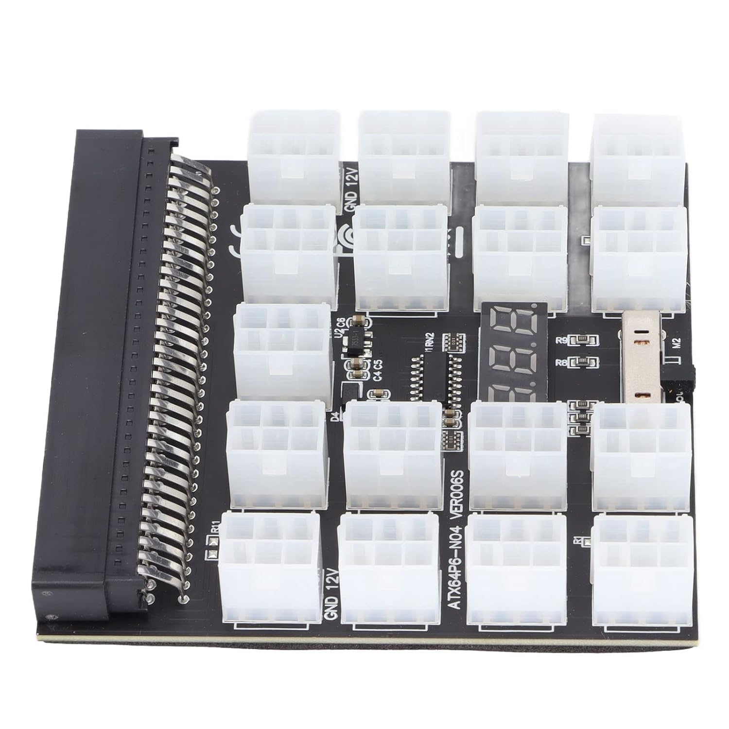 Tobo PCI-E 17x 6Pin Power Supply Breakout Board Adapter Converter 12V for Ethereum BTC Antminer Miner Mining HP Server PSU GPU (ATX 17x 6Pin Power) TD-414HS (B07LFCL99Y) Amazon Price History, Amazon Price Tracker