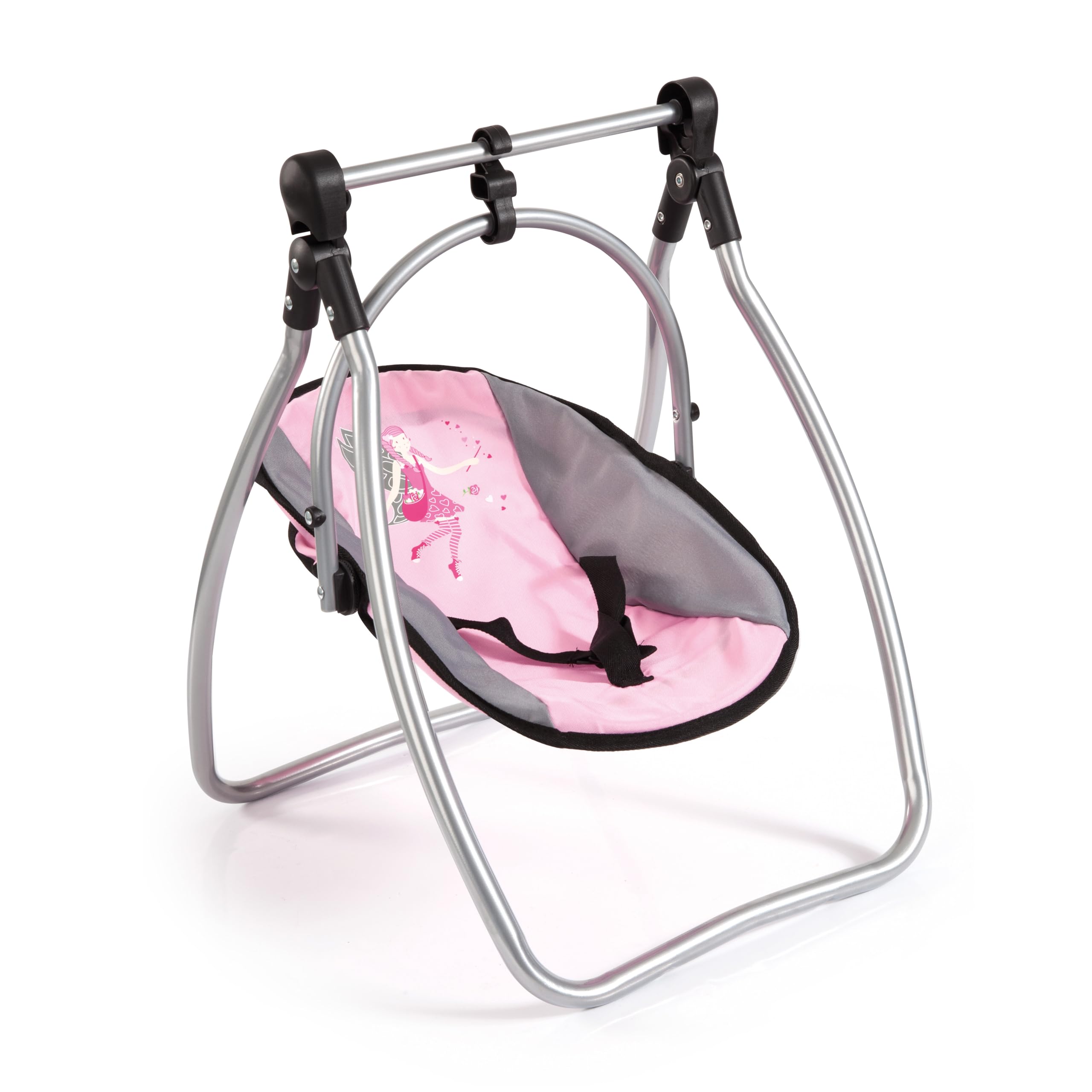 Bayer Design 63608AB Conjunto de accesorios para muñecas, Set, portabebe para muñecas, bolsa bandolera, Trona muñecas