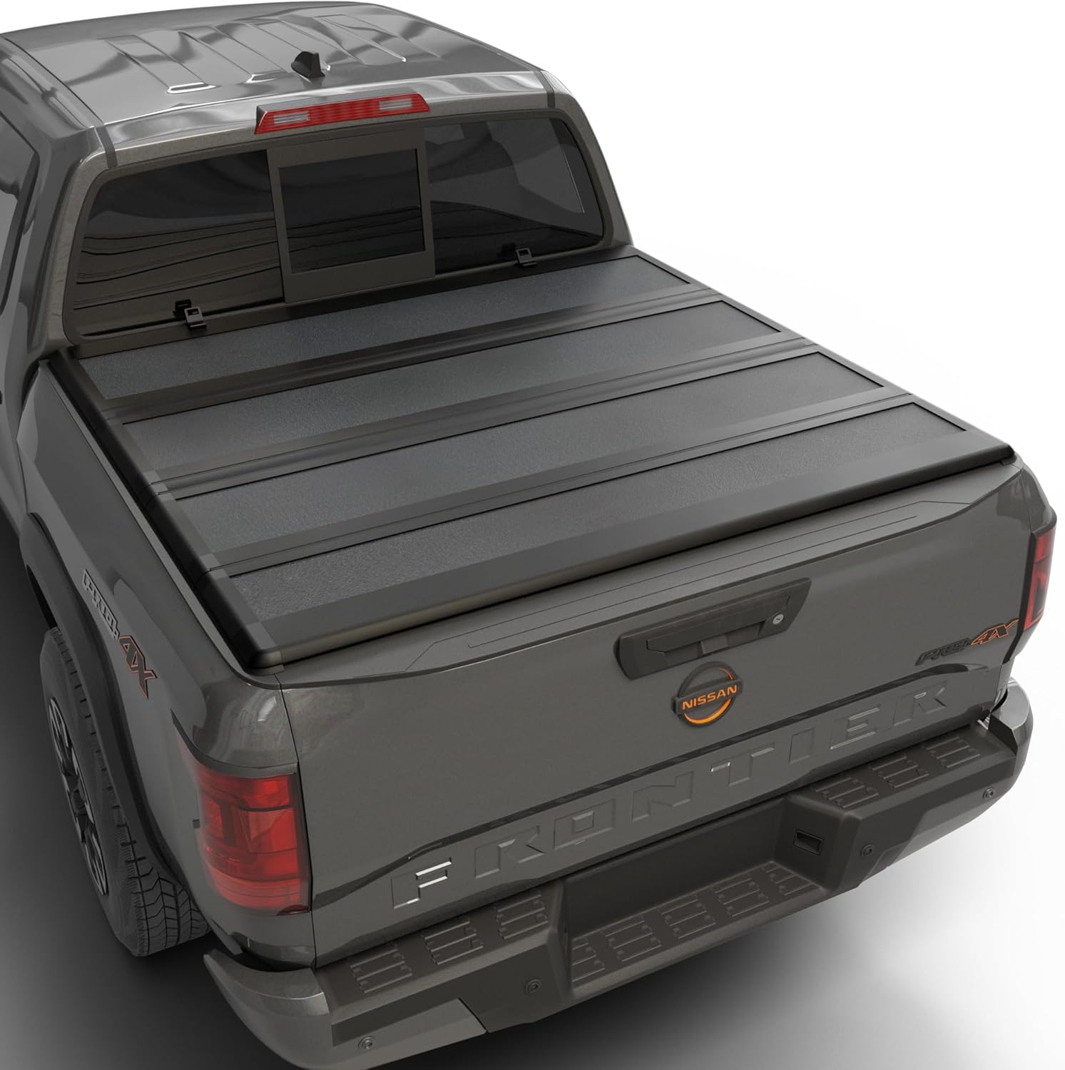 Low Profile Tri Fold Tonneau Cover Fits 2022-2026 Nissan Frontier 5' Bed (60")
